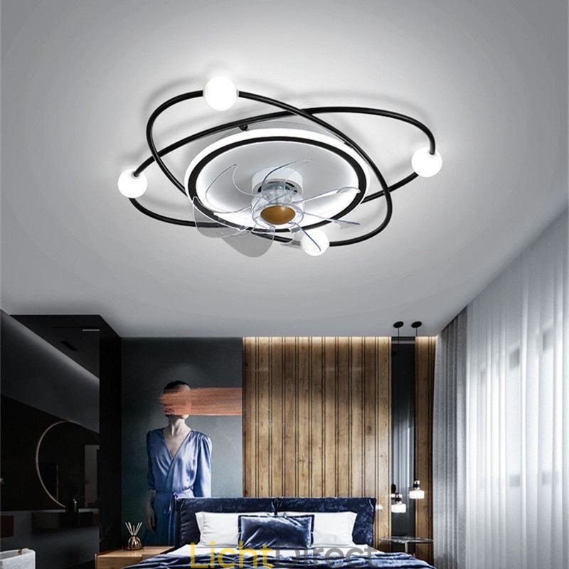 Moderne plafondventilatoren Binnenverlichting Eetkamer