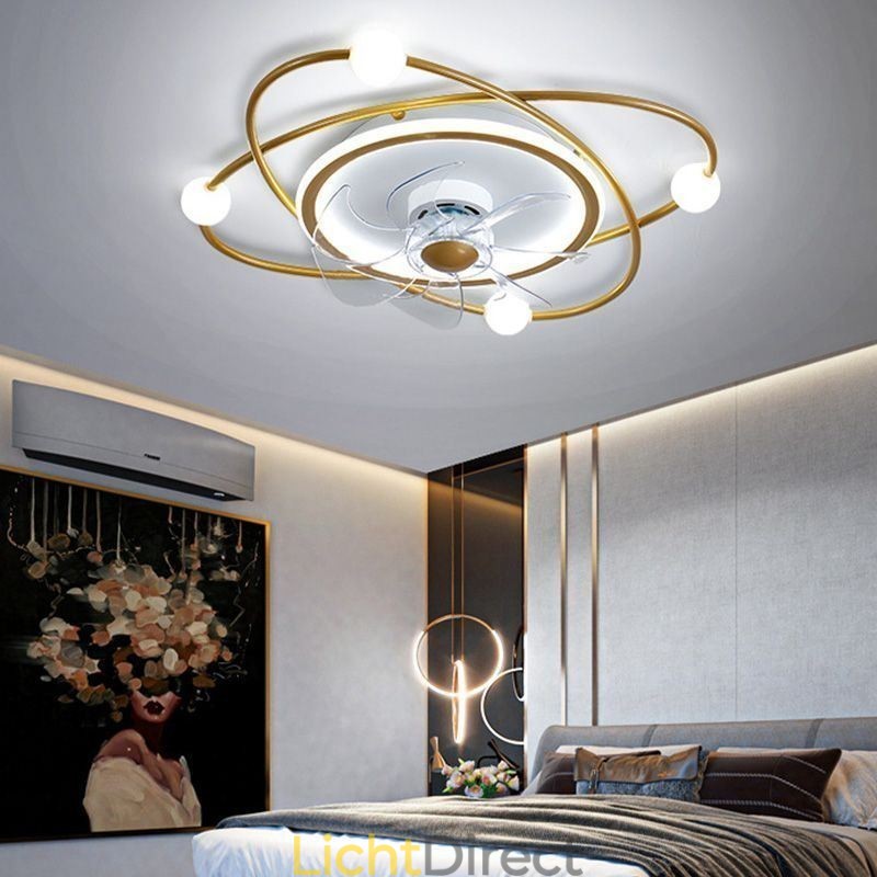 Moderne plafondventilatoren Binnenverlichting Eetkamer