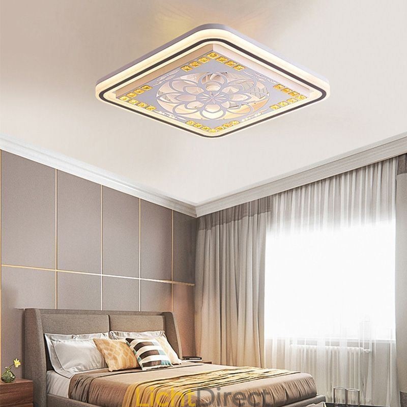 Intelligente plafondventilator met licht, traploos dimbaar decoratie