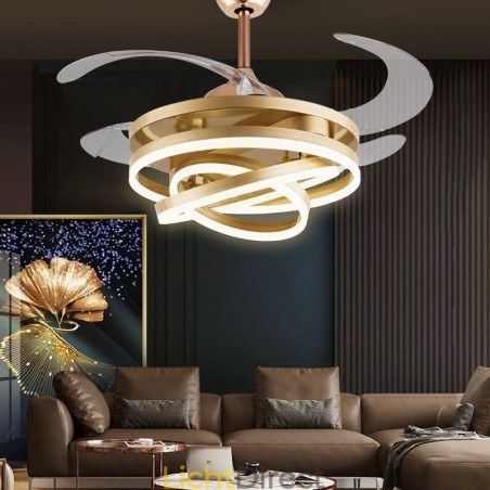 Creatieve Inverter Fan Kroonluchter Ventilatorlamp Creatieve Inverter Fan Kroonluchter Ventilatorlamp