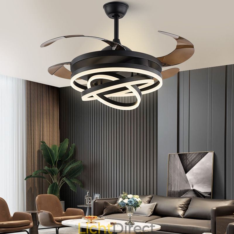 Creatieve Inverter Fan Kroonluchter Ventilatorlamp