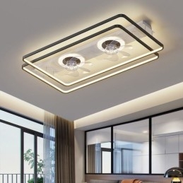 Moderne plafondventilator met verlichting en afstandsbediening