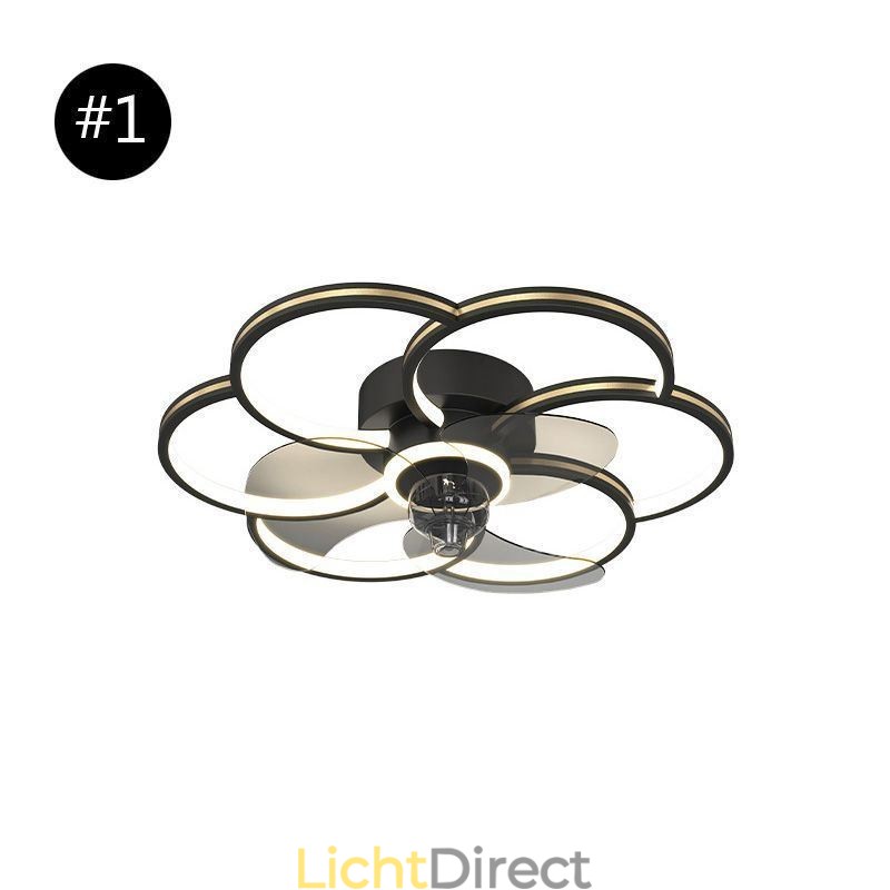 Plafondventilatoren met verlichting Kroonluchterventilator