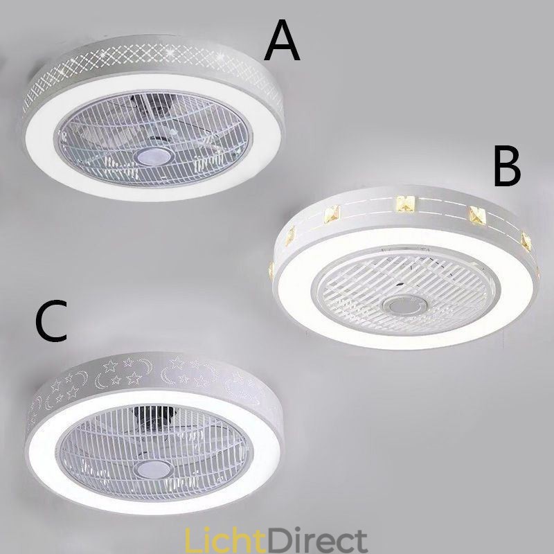 Ultradunne plafondventilator met licht Onzichtbare plafondventilator met licht