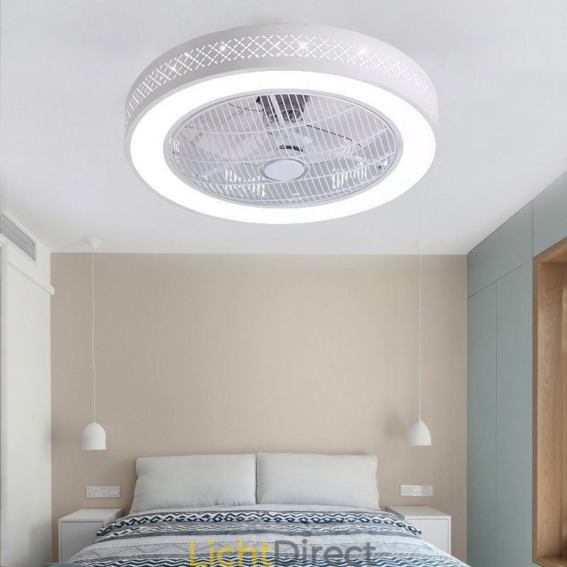Ultradunne plafondventilator met licht Onzichtbare plafondventilator met licht