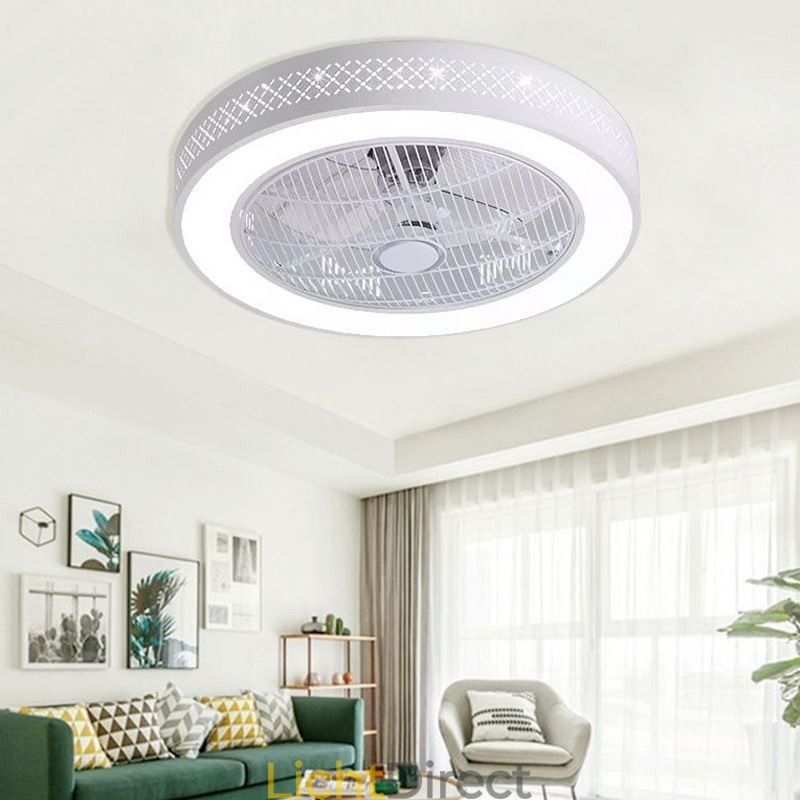 Ultradunne plafondventilator met licht Onzichtbare plafondventilator met licht