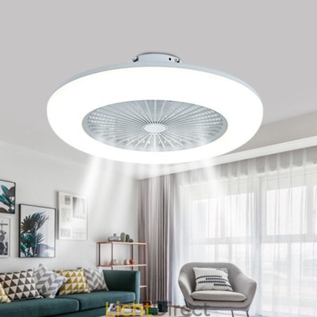 Ventilator Plafondlamp Trichromatisch Dimmen met Afstandsbediening 3 Snelheden Ventilator Plafondlamp Trichromatisch Dimmen met Afstandsbediening 3 Snelheden