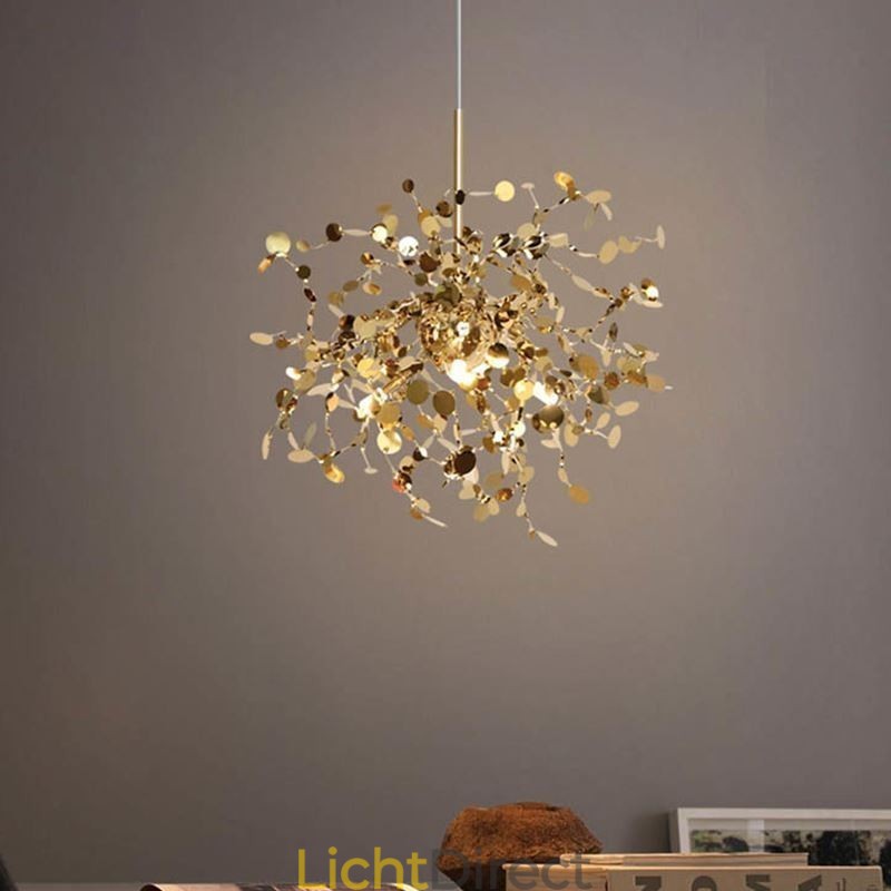 3 lampen kroonluchterlamp roestvrij staal hanglamp plafondlamp armatuur