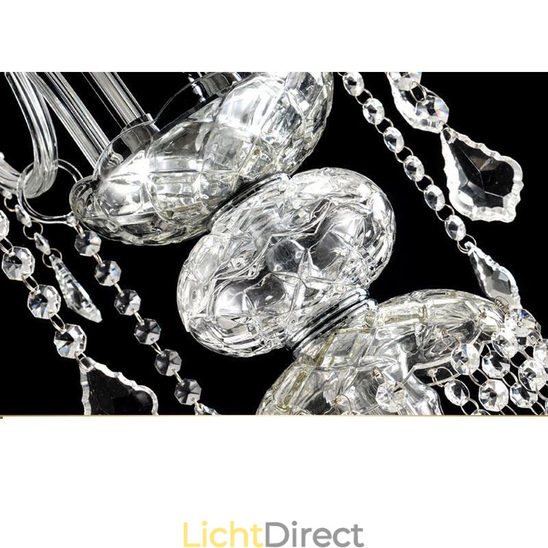 Europese Kristallen Kroonluchter Kristal Decoratie Plafondlamp Met 65 Lampen