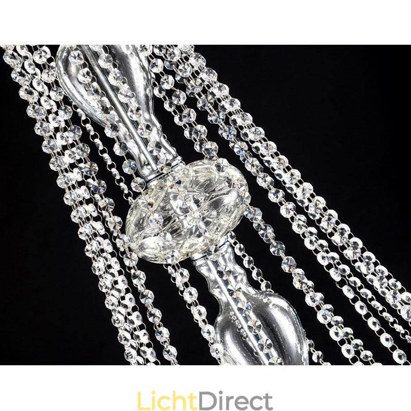 Europese Kristallen Kroonluchter Kristal Decoratie Plafondlamp Met 65 Lampen