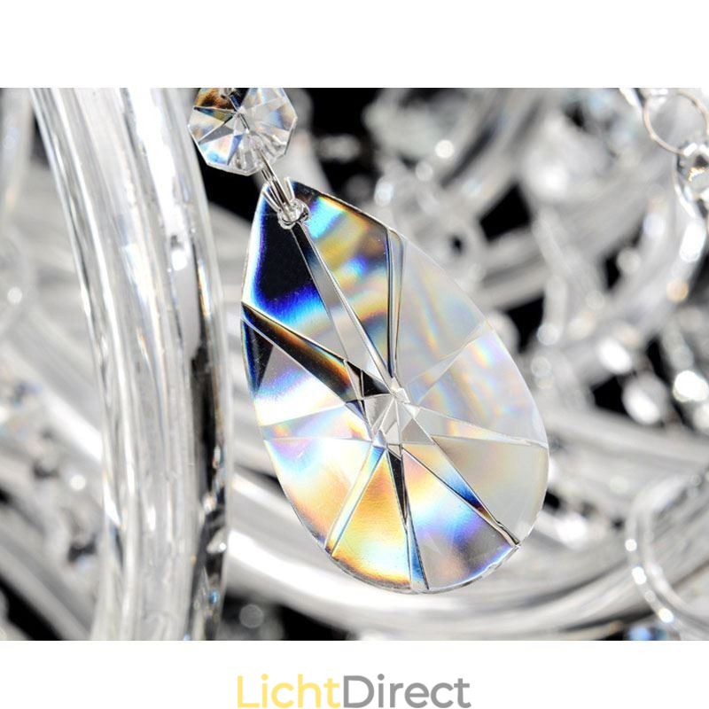 Europese Kristallen Kroonluchter Kristal Decoratie Plafondlamp Met 65 Lampen