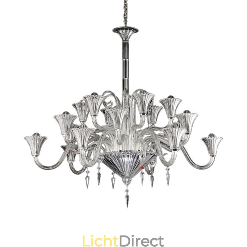 Europese kristallen kroonluchter decoratie plafondlamp met 18 lampen