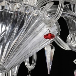 Europese kristallen kroonluchter decoratie plafondlamp met 18 lampen