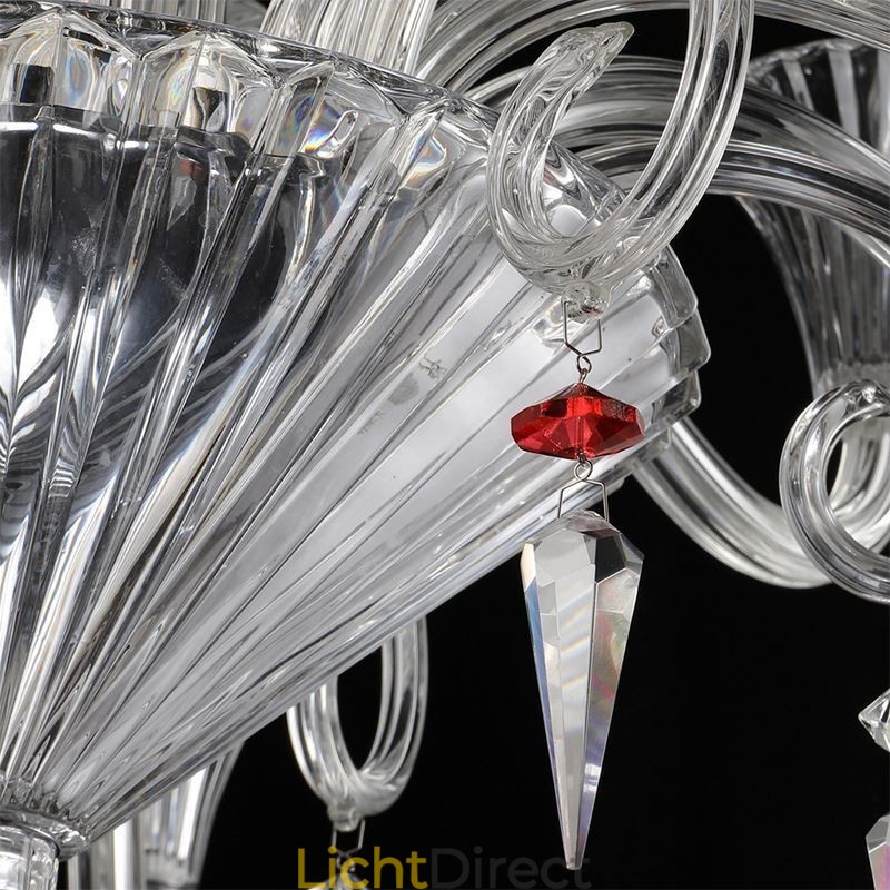 Europese kristallen kroonluchter decoratie plafondlamp met 18 lampen