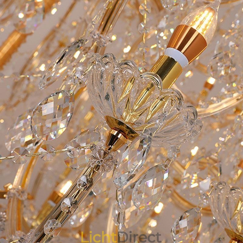 Luxe Kristallen Kroonluchter Decoratie Plafondlamp Met 96 Lampen