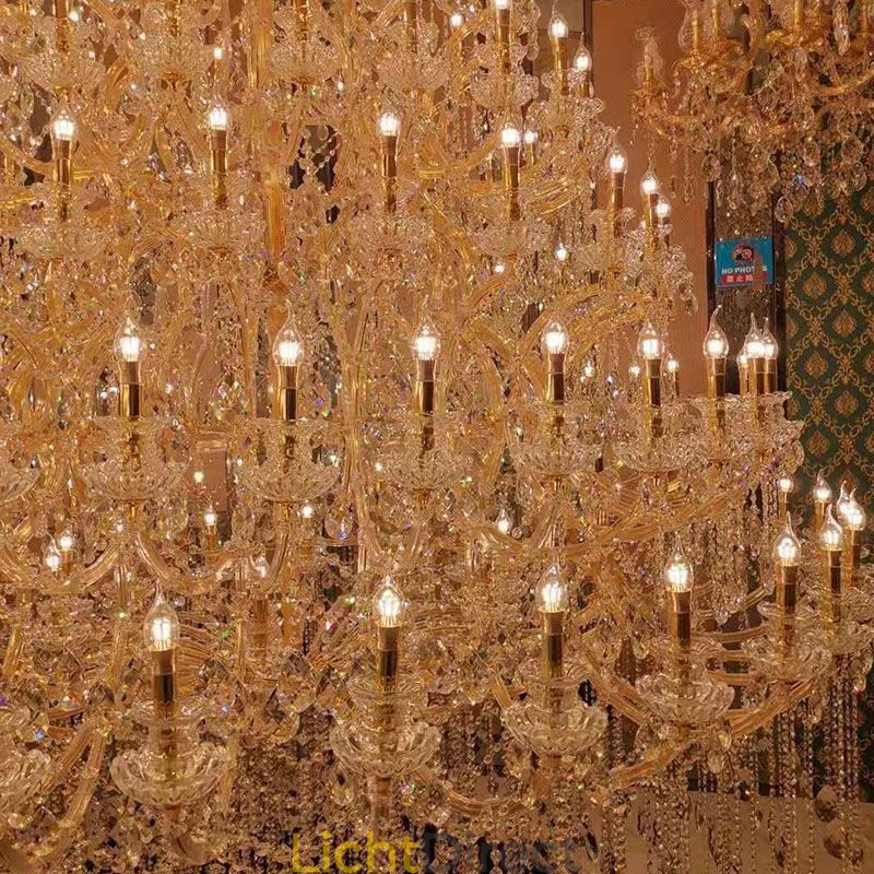 Luxe Kristallen Kroonluchter Decoratie Plafondlamp Met 96 Lampen