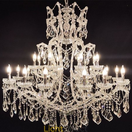 Europese kristallen kroonluchter decoratie plafondlamp met 24 lampen Europese kristallen kroonluchter decoratie plafondlamp met 24 lampen