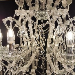 Europese kristallen kroonluchter decoratie plafondlamp met 24 lampen