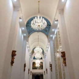 Europese Kristallen Kroonluchter Met 32 Lampen Luxe Decoratie Plafondlamp