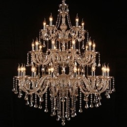 Europese kristallen kroonluchter met 30 lampen decoratie plafondlamp