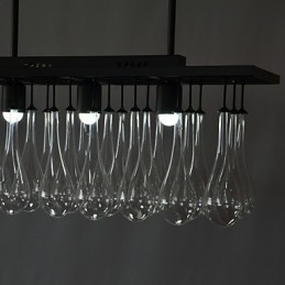 Moderne eigentijdse kristallen schilderij metalen kroonluchter