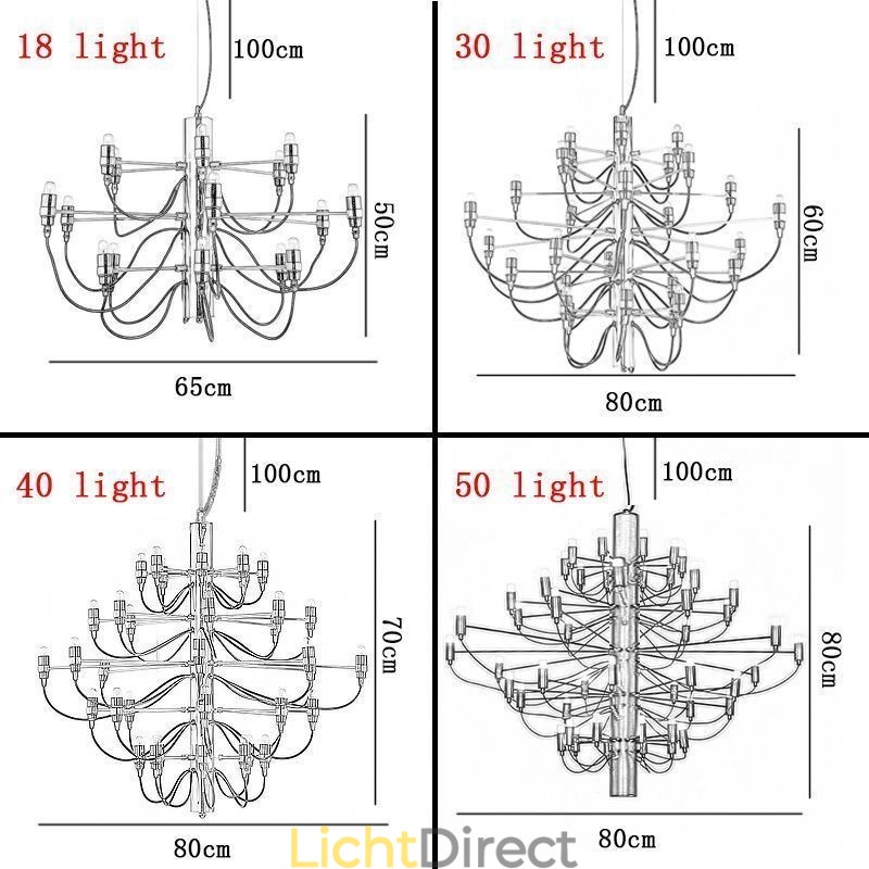 Minimalistische kroonluchter hanglamp