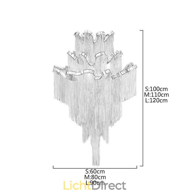 Moderne elegante kwast hanglamp