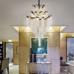Moderne elegante kwast hanglamp