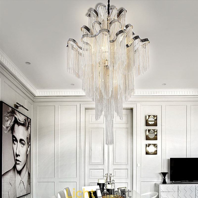 Moderne elegante kwast hanglamp