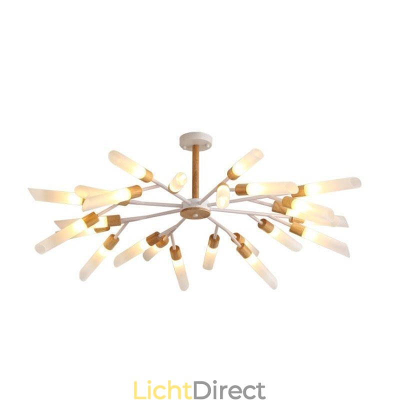 Nordic Hanglamp Moderne Massief Houten Verlichting