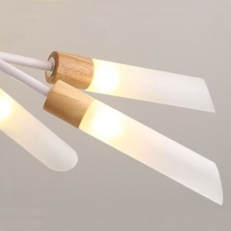 Nordic Hanglamp Moderne Massief Houten Verlichting