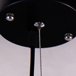 Moderne eigentijdse chromen metalen kroonluchter