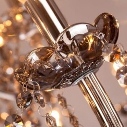 Elegante kristallen kroonluchter Europese stijl glazen hanglamp