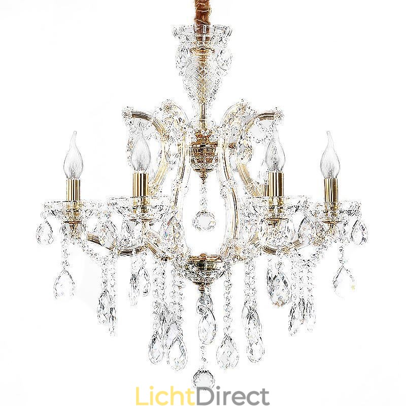 Elegante kristallen kroonluchter Europese hanglamp