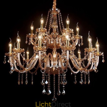 Luxe kristallen kroonluchter Europees plafondlicht Luxe kristallen kroonluchter Europees plafondlicht