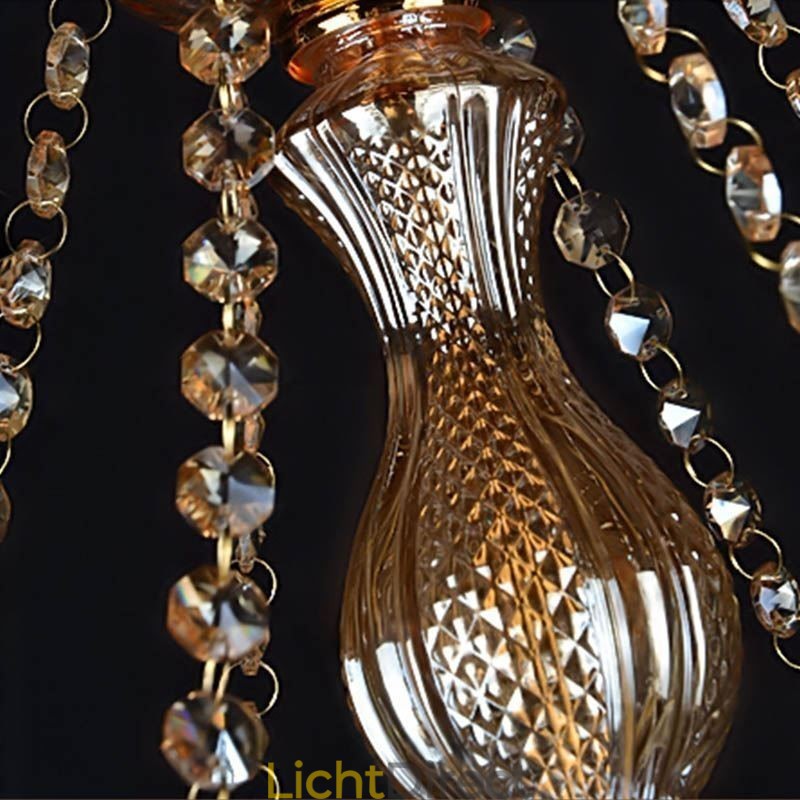 Grote kristallen kroonluchter luxe Europese hanglamp