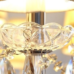 Moderne kristallen kroonluchter Europese transparante hanglamp