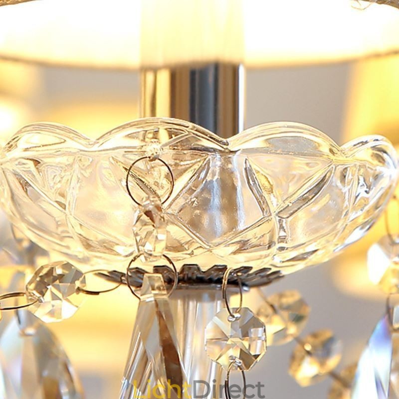 Moderne kristallen kroonluchter Europese transparante hanglamp