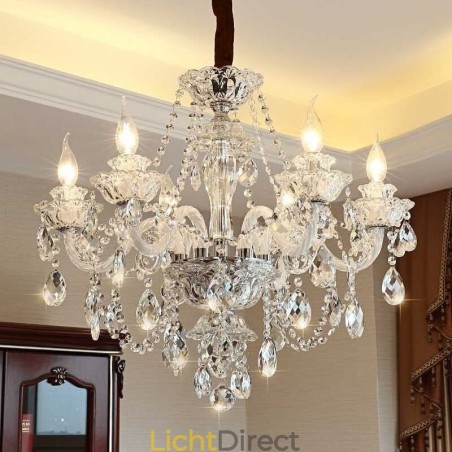 Luxe kristallen kroonluchter Europese elegante hanglamp Luxe kristallen kroonluchter Europese elegante hanglamp