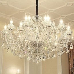 Luxe kristallen kroonluchter Europese elegante hanglamp