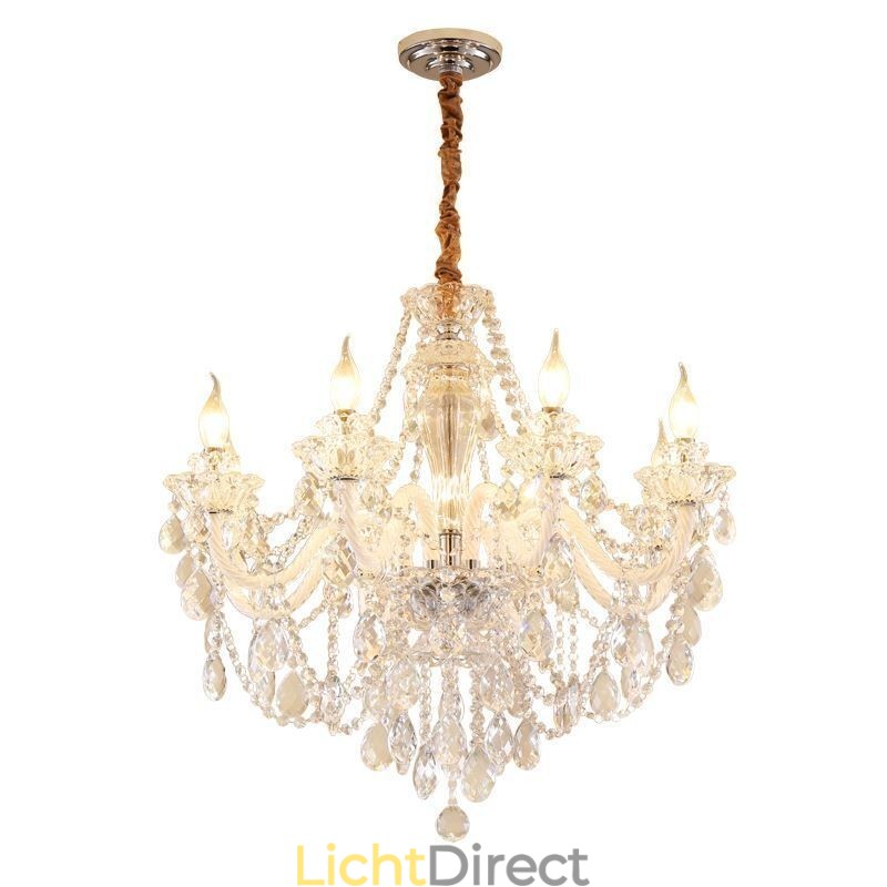 Luxe kristallen kroonluchter Europese elegante hanglamp