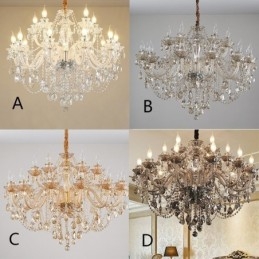 Luxe kristallen kroonluchter Europese elegante hanglamp