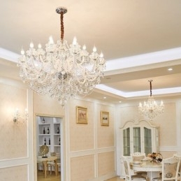 Luxe kristallen kroonluchter Europese elegante hanglamp