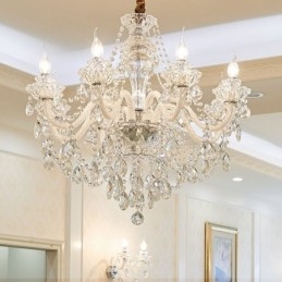Luxe kristallen kroonluchter Europese elegante hanglamp