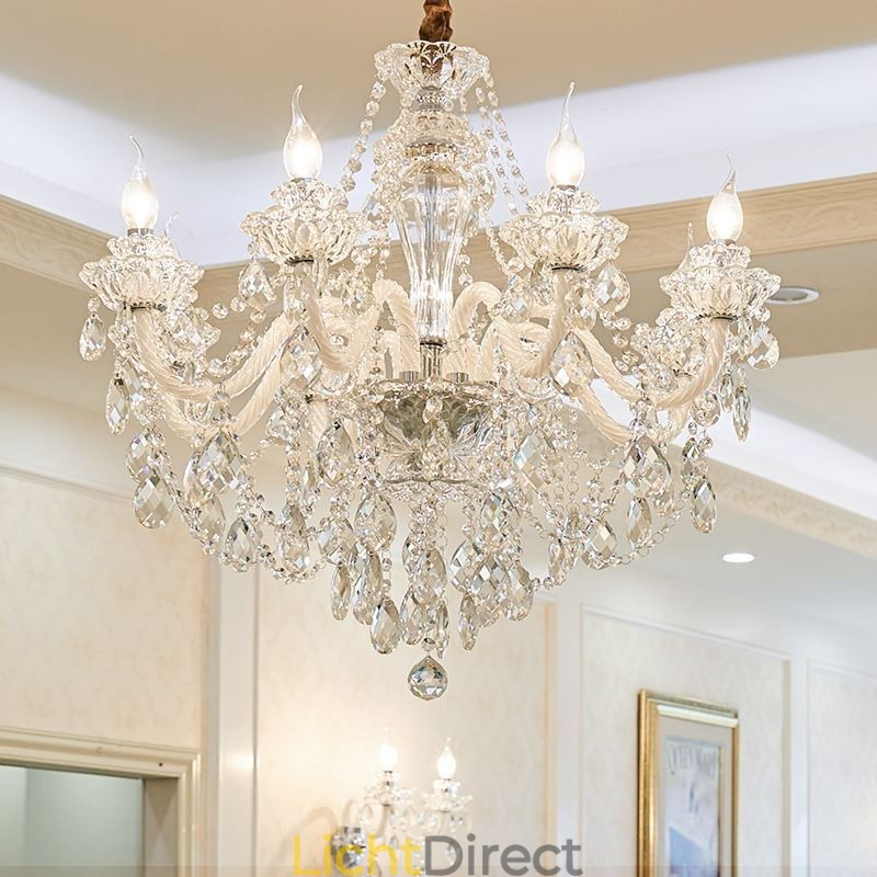 Luxe kristallen kroonluchter Europese elegante hanglamp