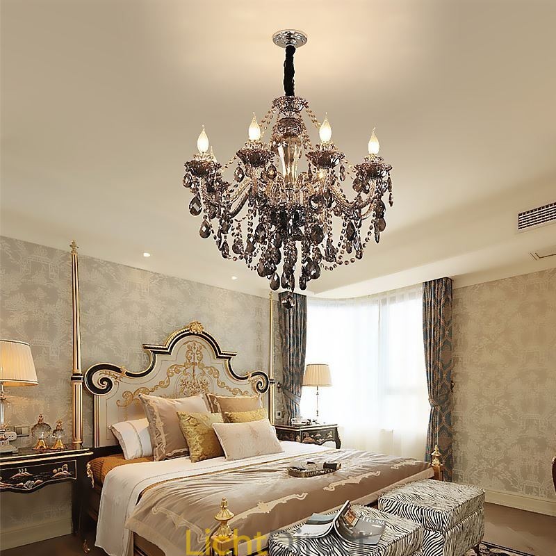 Luxe kristallen kroonluchter Europese elegante hanglamp