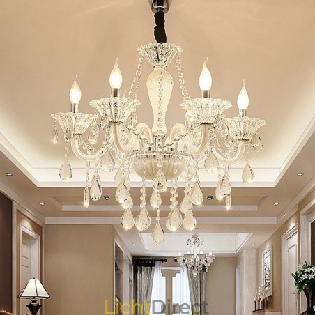 Europese kristallen kroonluchter elegante hanglamp