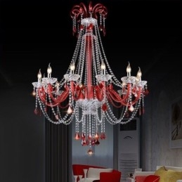 Europese kristallen kroonluchter elegante hanglamp