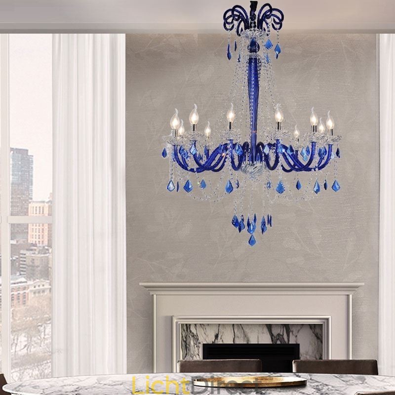 Europese kristallen kroonluchter elegante hanglamp