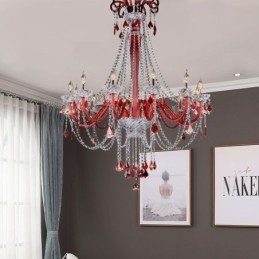 Europese kristallen kroonluchter elegante hanglamp